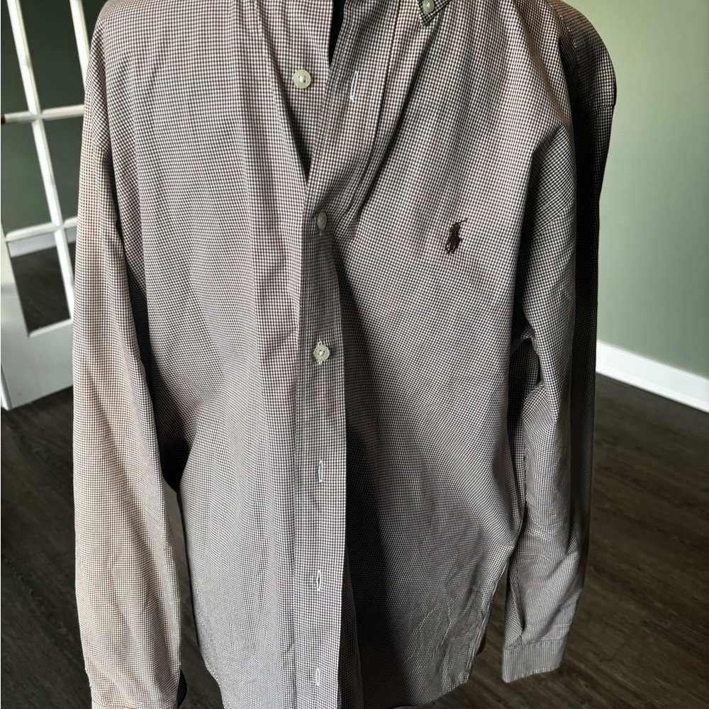 Ralph Lauren Golf Men's  Checkered Button-Up Jacket